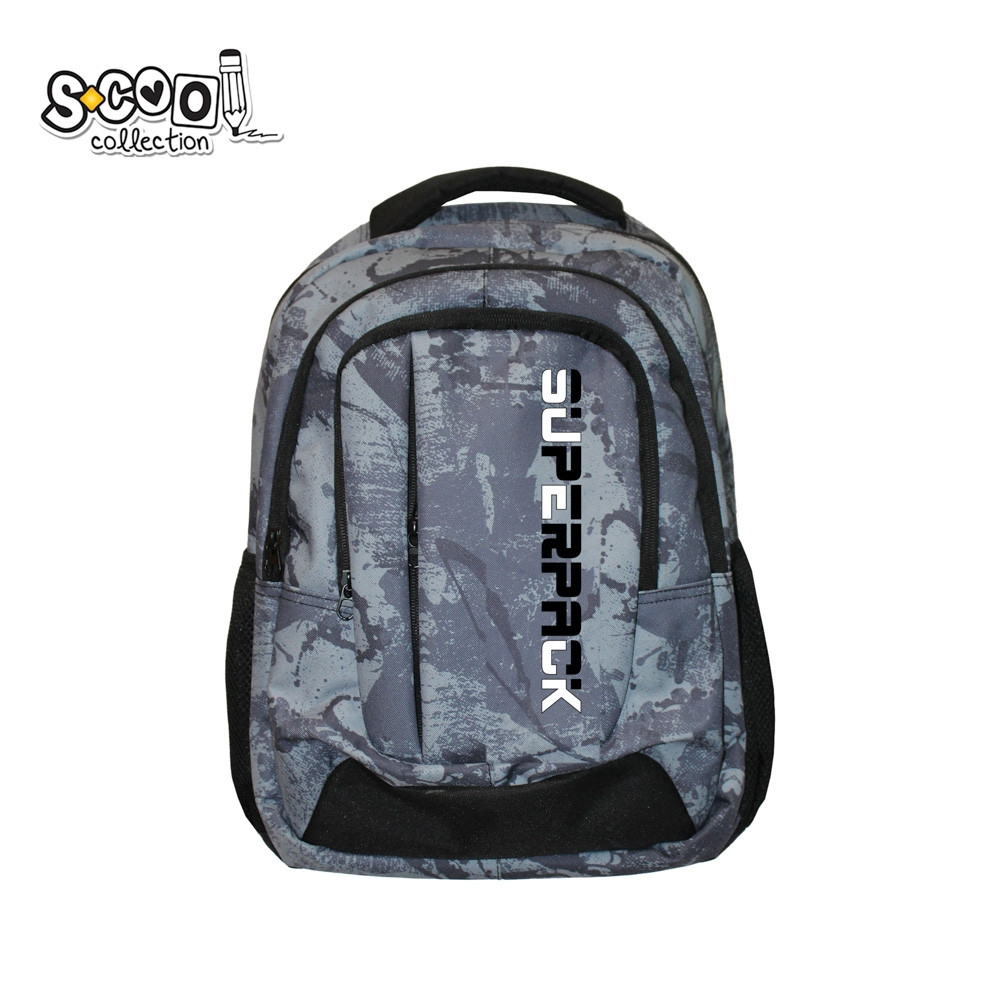 Ghiozdan scolar, compartiment laptop, buzunar telefon, maner triplu strat, spate ergonomic - imagine 4